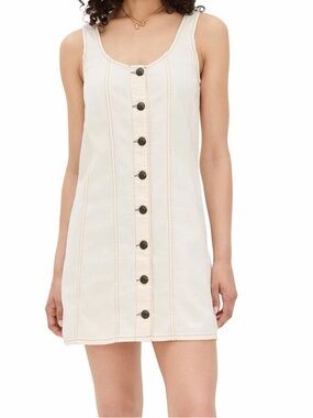 Rag & Bone Featherweight Laney Cream Sleeveless Mini Dress Women’s Size 0